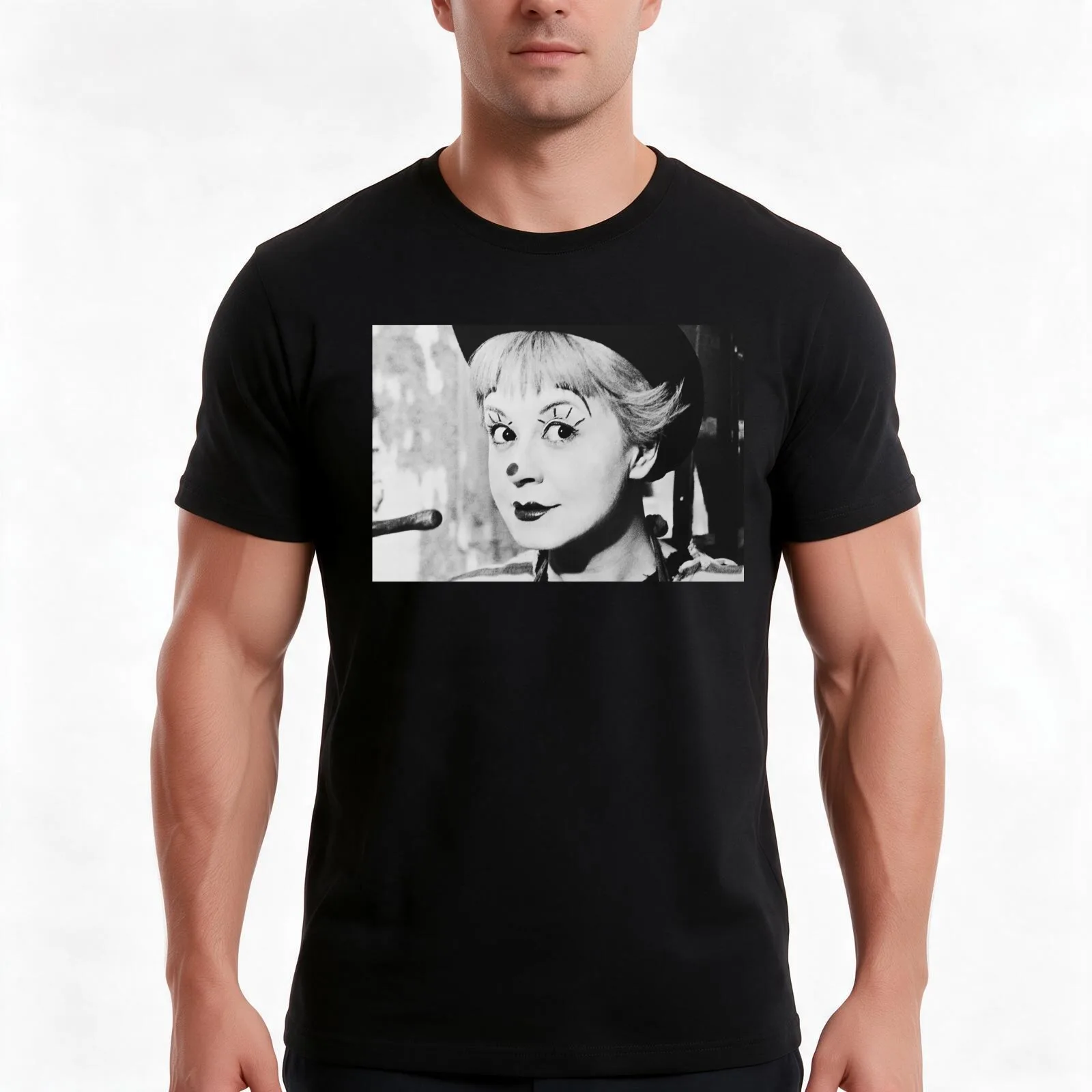 Federico Fellini La Strada T-Shirt Summer Casual Cotton Tee Oversized Streetwear Tops Vintage Graphic Print Unisex Men Women