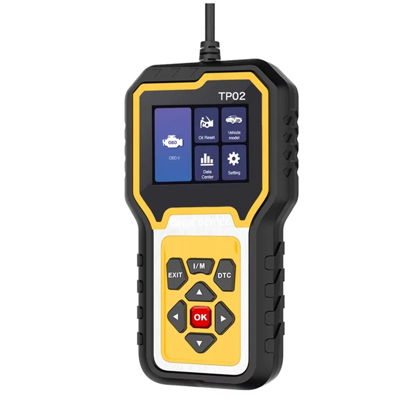 

TP02 OBD2 диагностический сканер считыватель кодов неисправностей для MERCEDES BENZ SMART BMW HONDA TOYOTA NISSAN система проверки двигателя