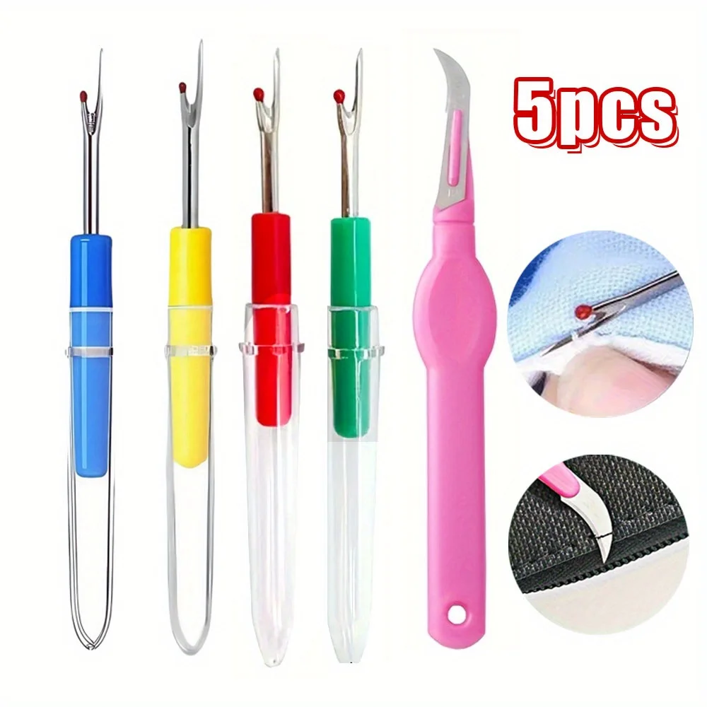

5 шт. распулители швов для швейного инструмента, удобный распулитель швов, распулитель по краю, швейные инструменты для открытия, удаления швов, стволов
