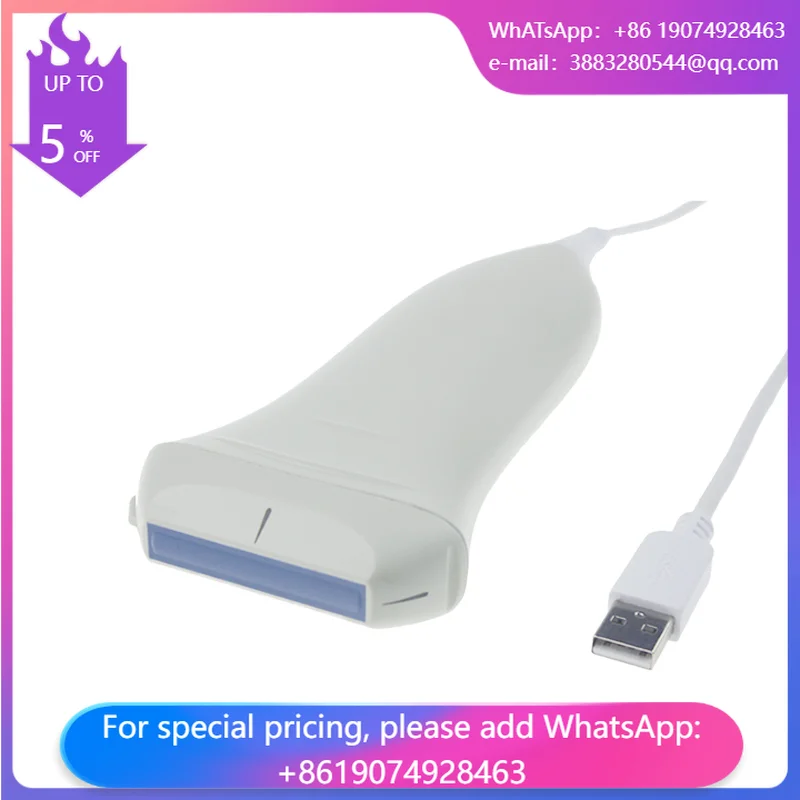 Wholesale Custom Portable Linear Ultrasound Probe Ultrasound Probe Wireless With Laptop Interface USB Electric Power Source
