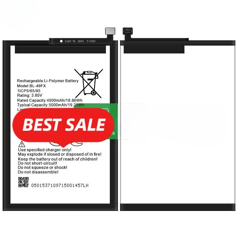 BL-49FX for Tecno Infinix Hot 8/Hot 8 Lite/Hot 9/Hot 9 Pro/Note 7 Lite/Hot 10 Lite/Smart 5 Phone Battery Replacement Bateria