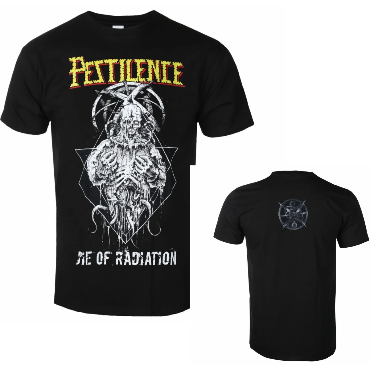 Pestilence Graphic Baumwoll-Band-T-Shirt, Unisex, Sommer, kurzärmelig, modisches Marken-T-Shirt, luxuriöses, lässiges Vintage-T-Shirt – Detail 4