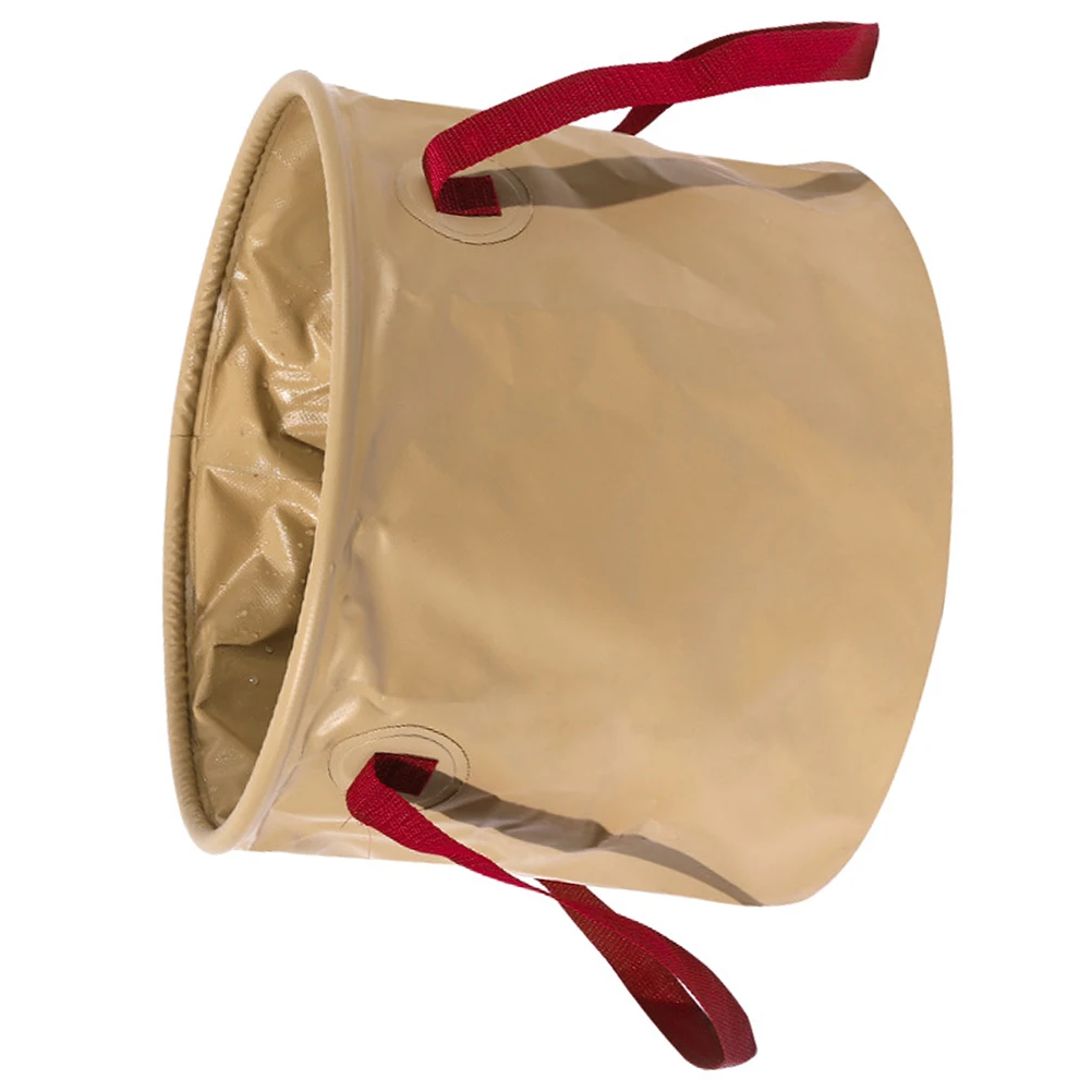 

Compact Outdoor Folding Bucket PVC Material for Camping Hiking Travel Beach Trips Water Storage Bucket