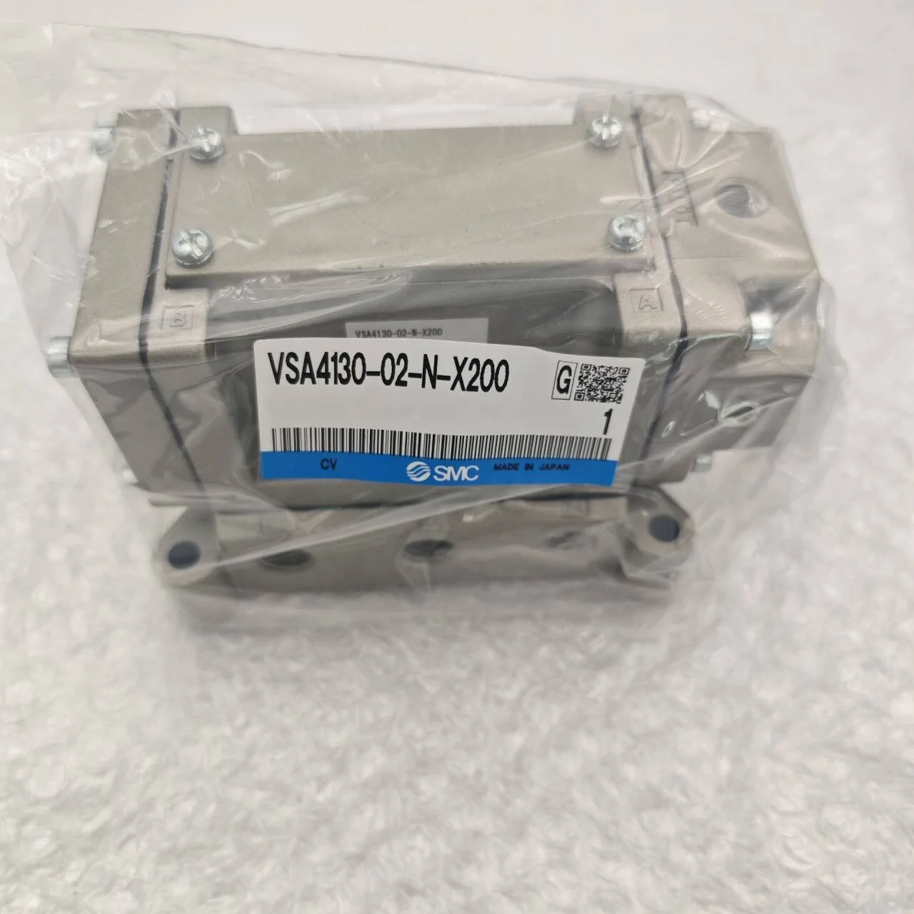 الأصلي SMC صمام الملف اللولبي للتحكم الهوائي VSA4130-02-N-X200 صمام التحكم الهوائي بخمسة تمريرات