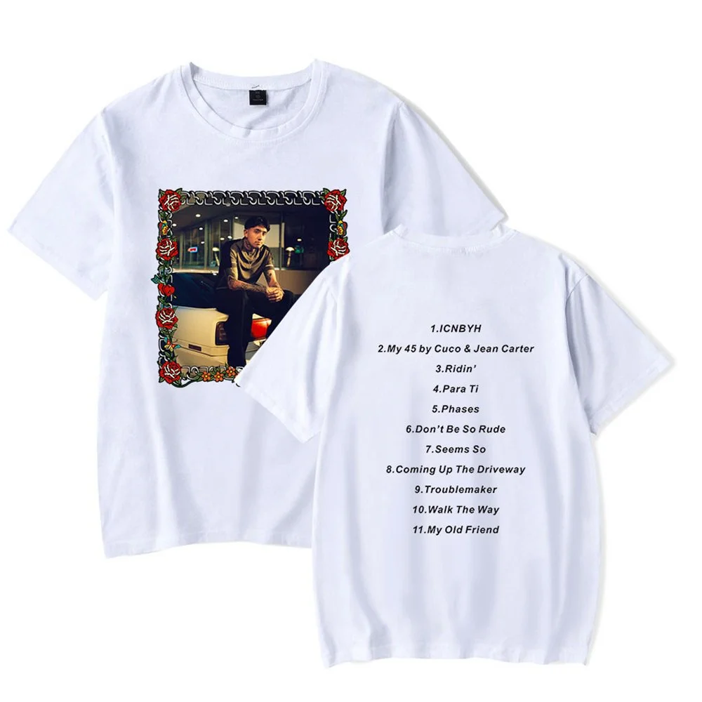 Cuco Ridin’Album Merch Short Sleeve T-shirt Unisex Fashion Crew Neck Top