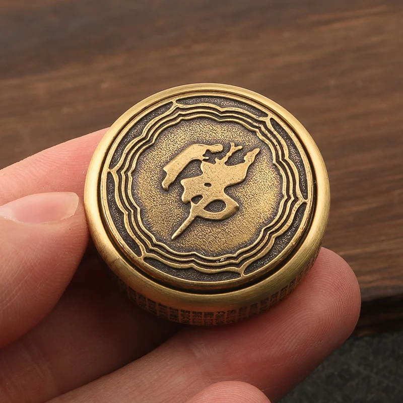 Zen Buddha Fidget Spinner Adult Metal EDC Fidget Toys ADHD Hand Spinner Antistress ansia Antistress scrivania regalo divertente