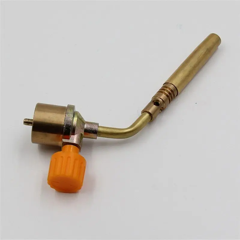 AEE2-Gas Torch Self Ignition Trigger Style Brass Welding Torch Ignition Trigger Heating Welding Burner For Camping Welding