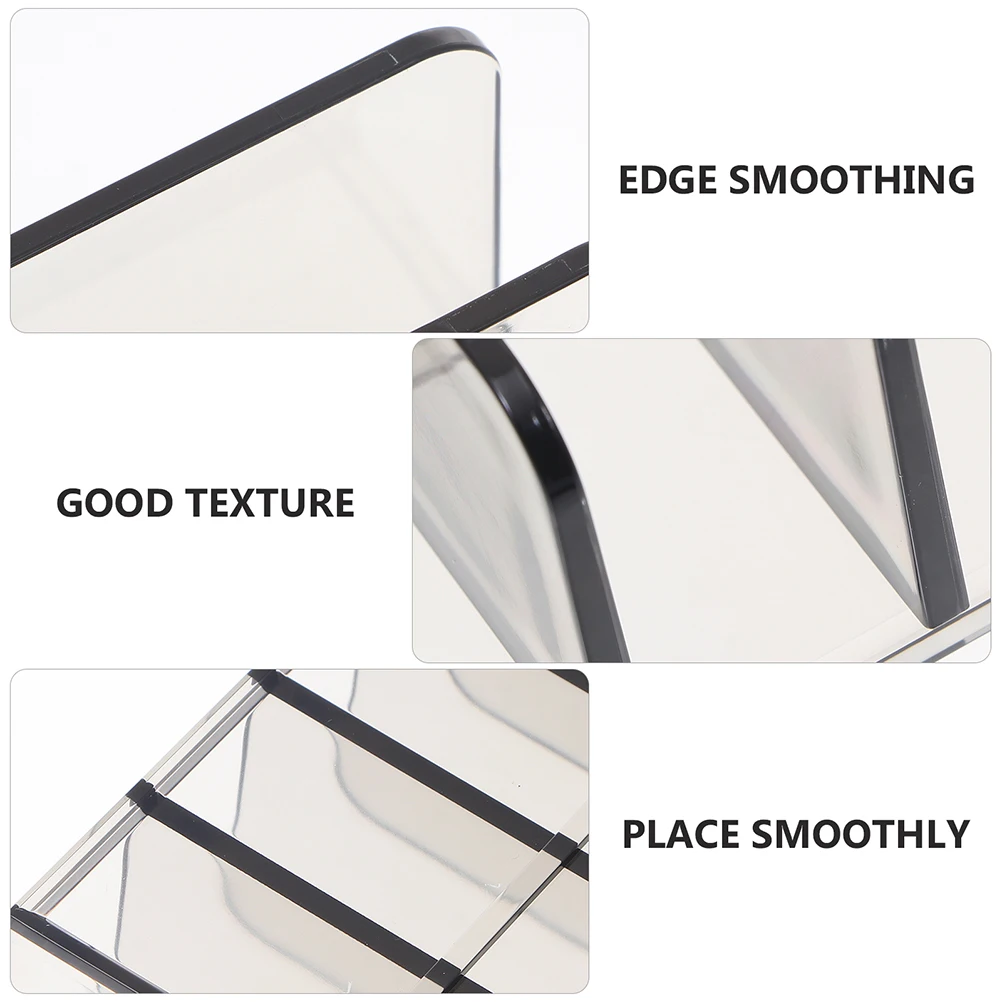 

2 Pcs Eyeshadow Tray Storage Box Clear Makeup Organizer Mask Holder Cosmetics for Vanity Plastic