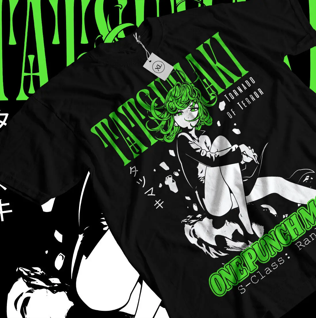 

Tatsumaki T-shirt One punch Man Anime Manga Villain Kawaii Funny Shirt All Size