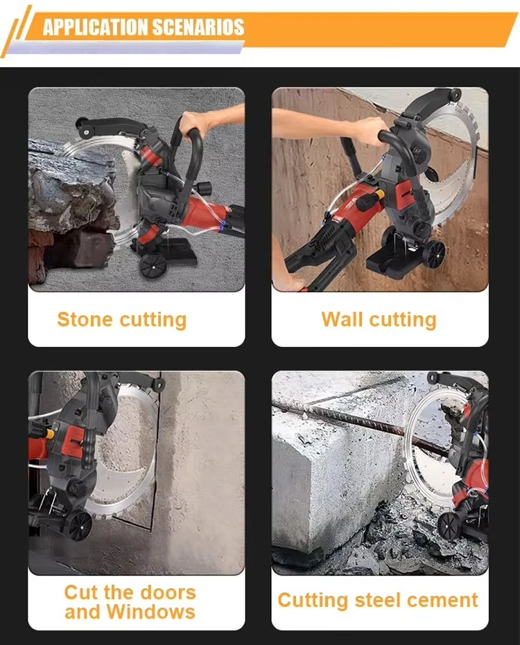 2025 Heißer Verkauf Tragbare Ringsäge Wandschneidemaschine für Betonschneider