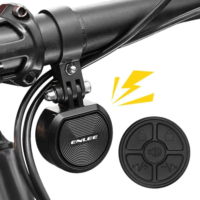 

Bicycle Electric Horn Wireless Bicycle Alarm 120db Portable Wireless Antitheft Vibration Bicycle Alarm For Motorbike Mountain