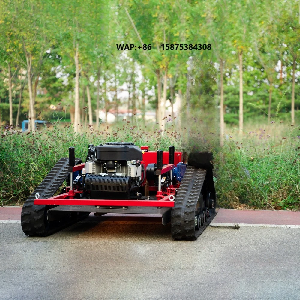 Dam Climbing Robot Lawn Mower Large Cutting Width Self-propelled Lawn Mower Remote Control Lawn Mower