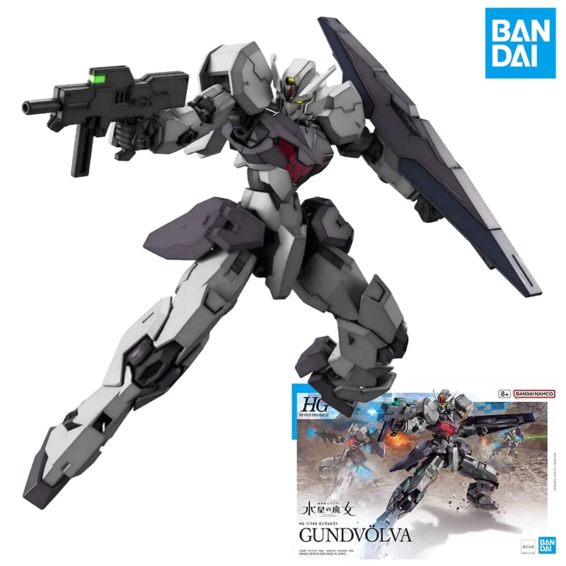 

Bandai Original HG 1/144 THE WITCH FROM MERCURY Gundom Govolva Action Figure Assembly Model Toys Collectible Model Ornaments