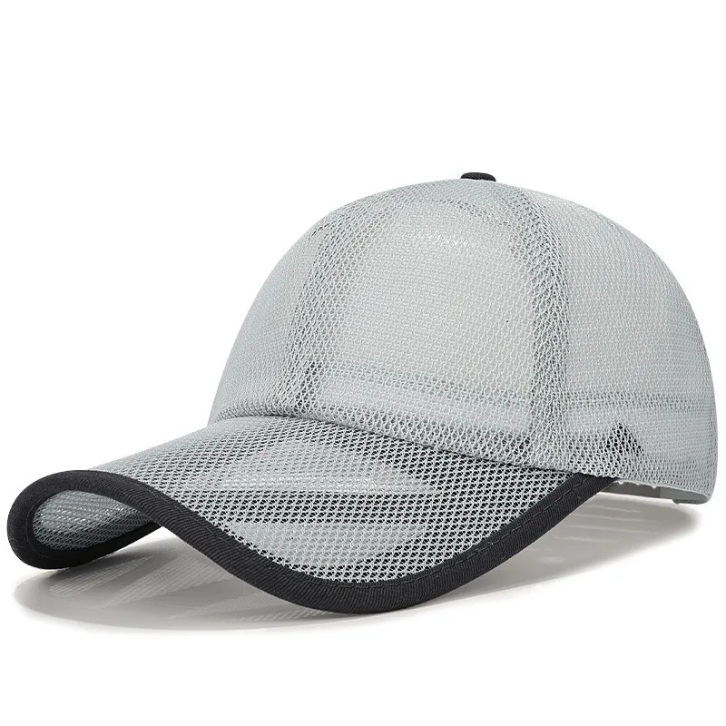 Summer Men Hat Openwork Breathable Mesh Cap Outdoor Women Sunhat NEW Sports Sunscreen Baseball