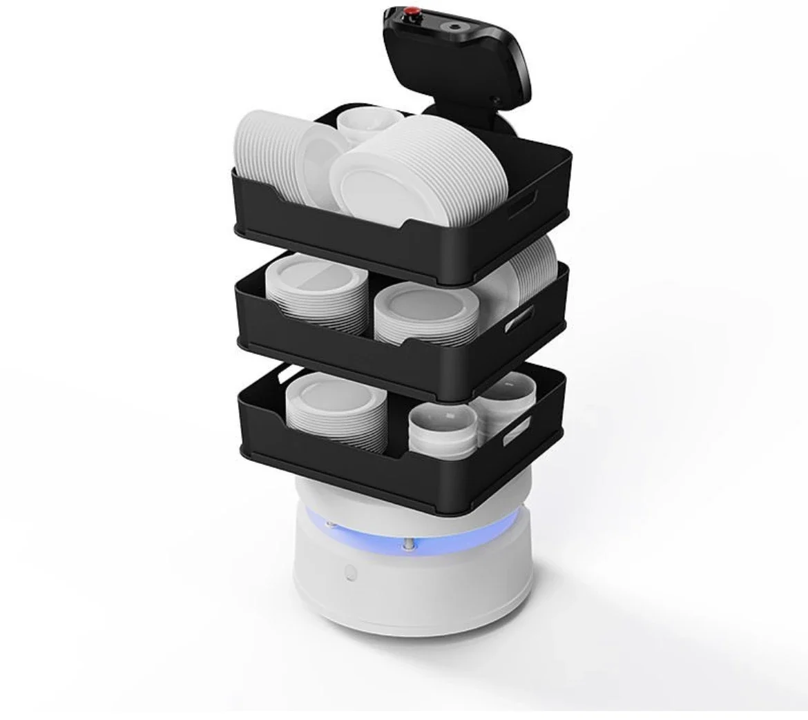 Efficient Autonomous Unmanned Delivery Assist Nurses Food Delivery Service Robot