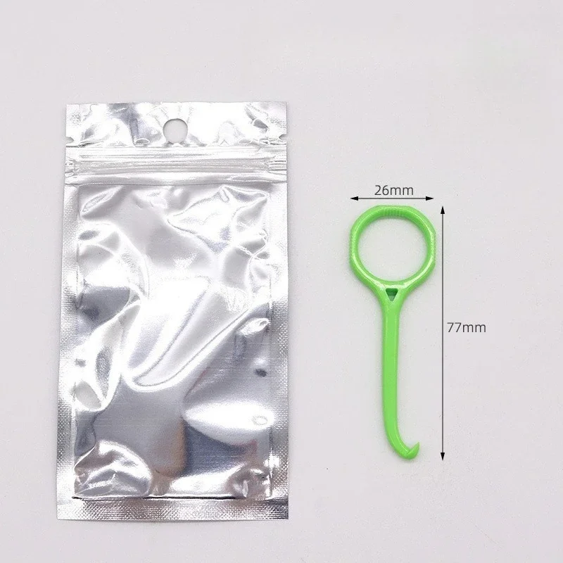 50Pcs Orthodontic Aligner Removal Tool Braces Extractor Nice Invisible Removable Braces Clear Oral Care Remove Plastic Hook