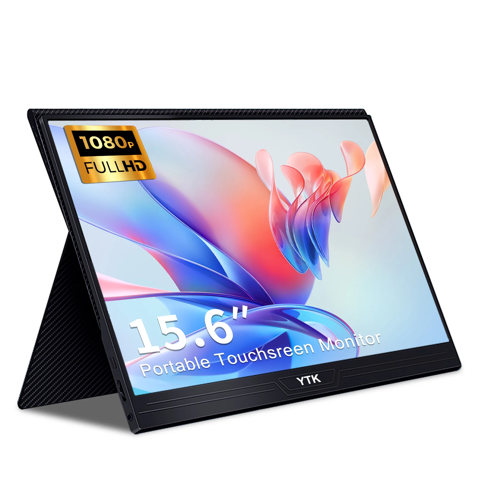 Imagem -04 - Tela Sensível ao Toque Portátil 15.6 Polegada 1080p Ips Fhd Laptop Expansão Externa Tela Secundária Ps4 Switch de Monitor Conveniente