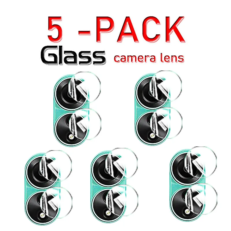 5pcs Camera Lens Screen Protector Glass for Oppo A78 A58 4G A98 A38 A17 A17K 5G A97 A57 A77 A96 A76 A56 Film Tempered Soft Glass