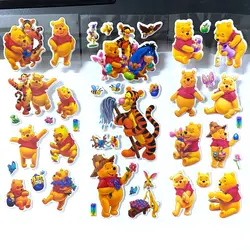 24 Sheets Nette Cartoon Tier Blase Aufkleber 3D Puffy Für Mädchen Jungen DIY Handwerk Notebook Label Wand Dekoration