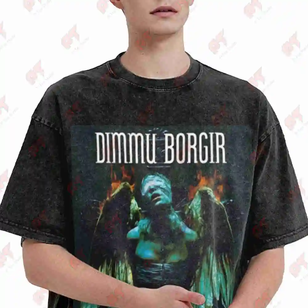 Dimmu Borgir Vintage Washed Tee Pure Cotton T-Shirt