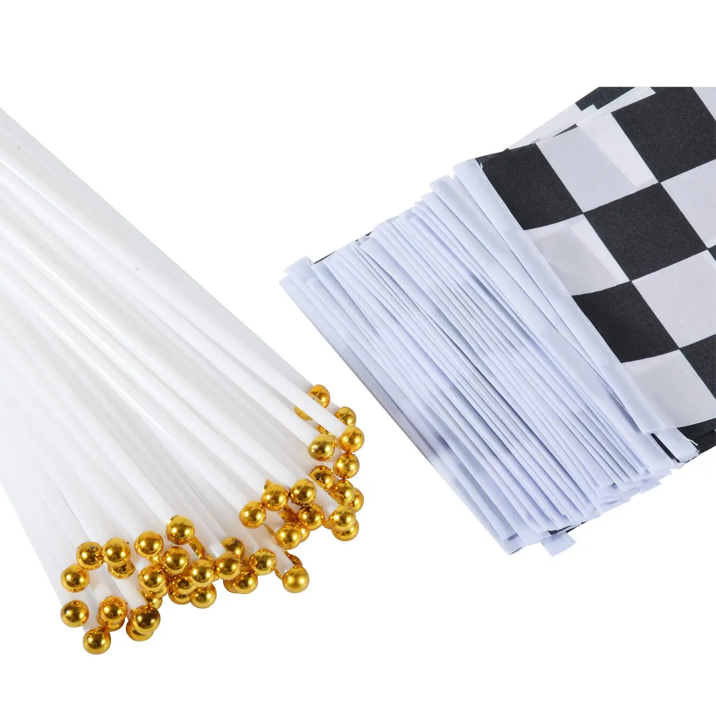 36 PCS 12 Set Race Car Theme Party Supplies Racing Traffic Cone with Black White Checkered Flag Hot Wheels Birthday Decoration