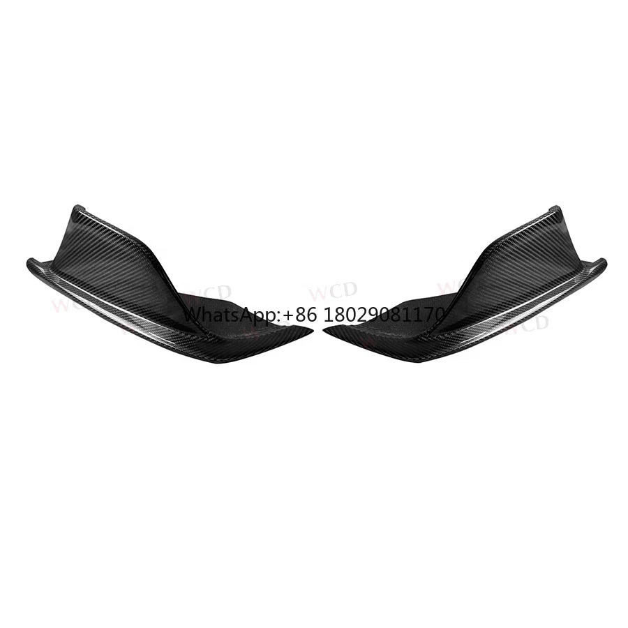 Carbon Fiber Rear Splitter For Toyota Supra A90 A91 Mk5 V Style Rear Diffuser Splitter Lip Flaps Spoiler Canards 2019+