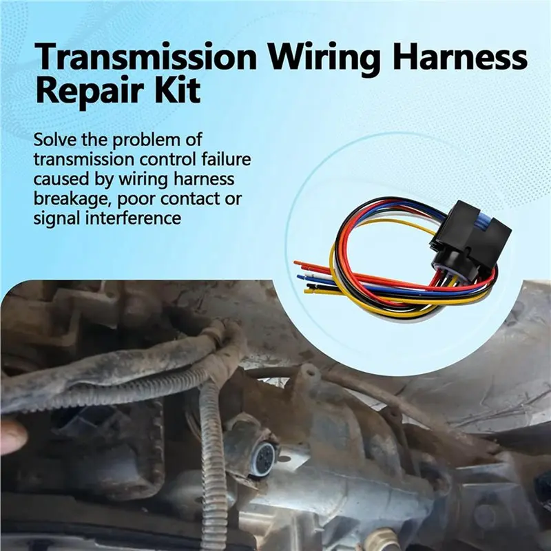 2X Transmission Wiring Harness Repair Kit For Dodge Jeep 4.0L 5.2L 42RE 44RE 46RE 48RE Replaces 12445BK 350-0062 Limited Time