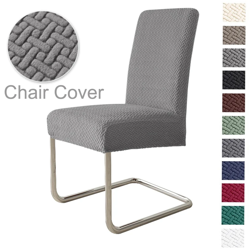 Elastische Abdeckung für Stuhl billige Stuhl bezug universelle Größe elastische Hauss itz Sitzfläche Wohnzimmer Stühle Bezüge für zu Hause Essen