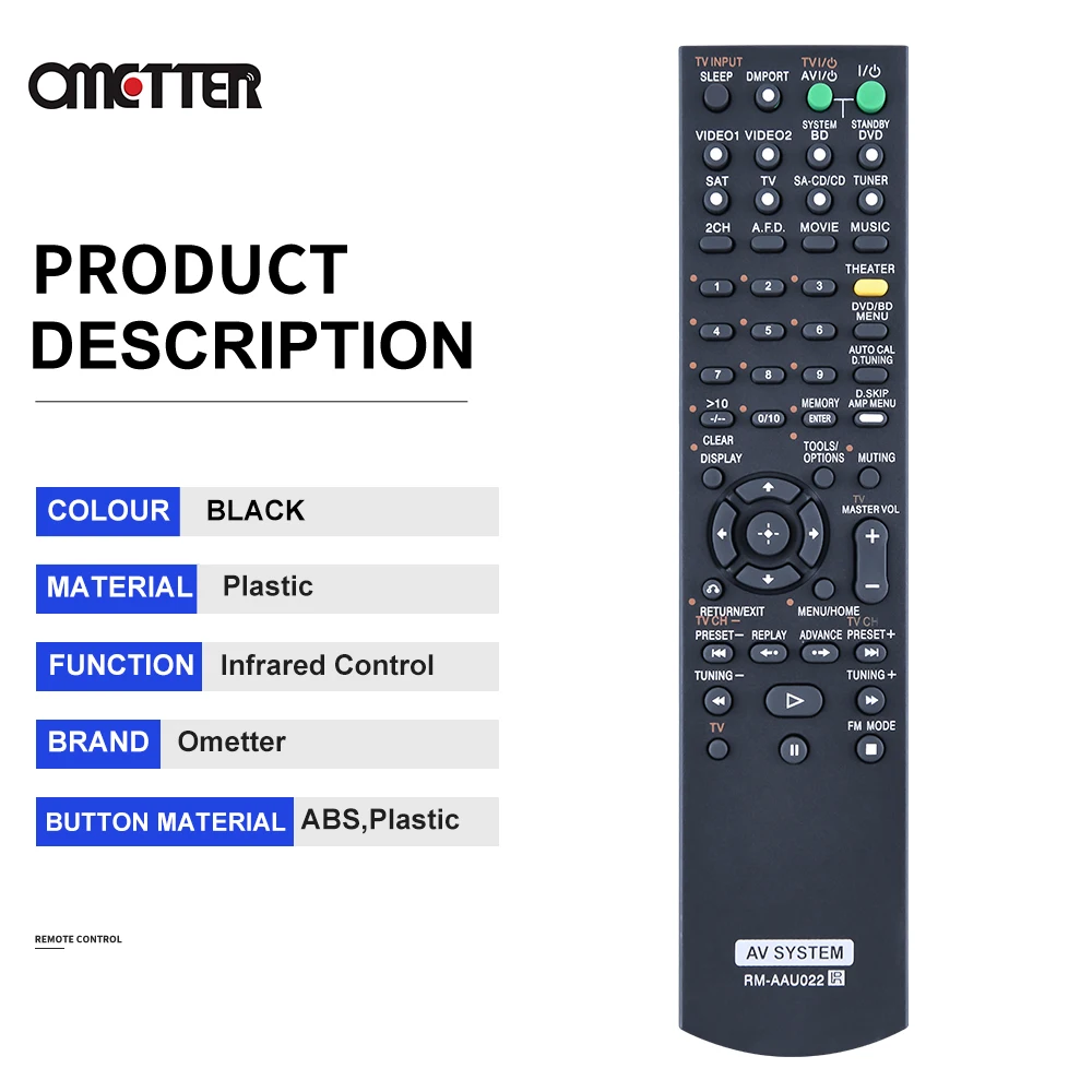 RM-AAU022 telecomando sostituito per SONY AV System TV RM-AAU020 STR-KS2300 STR-DG520 STR-DG520B STR-DG710