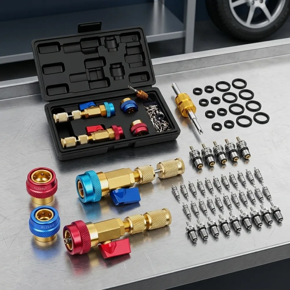 R134A Valve Core Removal and Installation Implement Designed for Repeatable Performance in Field and Shop Environments