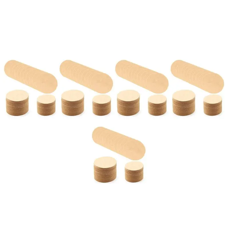 2000 Pieces Of Unbleached Paper Coffee Filter Round Replacement Coffee Filter Paper (2.3Inches In Diameter)-AT64