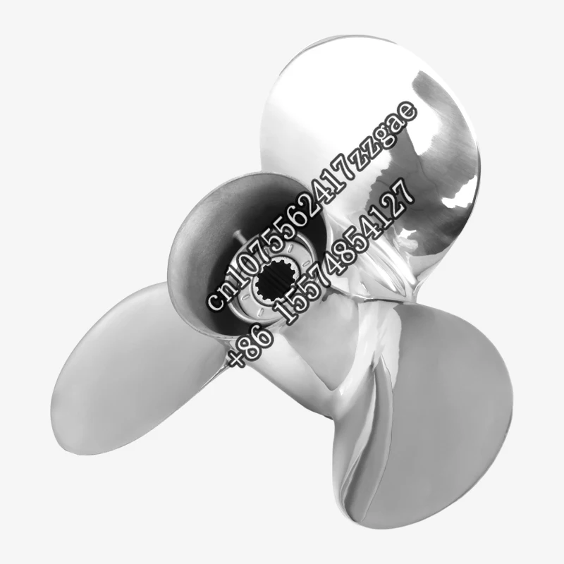 Marine Stainless Steel Propeller 11-1/8X13-G Fit For  Outboard Motor 40HP 50HP 55HP F60