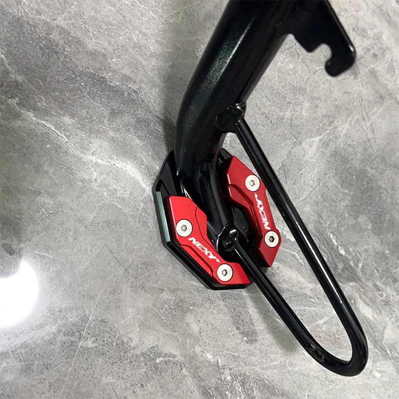 Motorcycle Kickstand Side Stand Extension Enlarger Plate Pad Accessories FOR WMOTO NEXY 180 NEXY180
