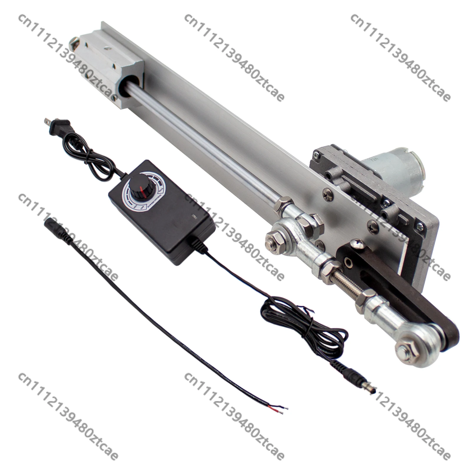 Reciprocating Cycle Linear Actuator DC 24V, Gear Adjustable Telescopic DIY Motor with Speed Controller,Stroke 3-15CM Drive Motor