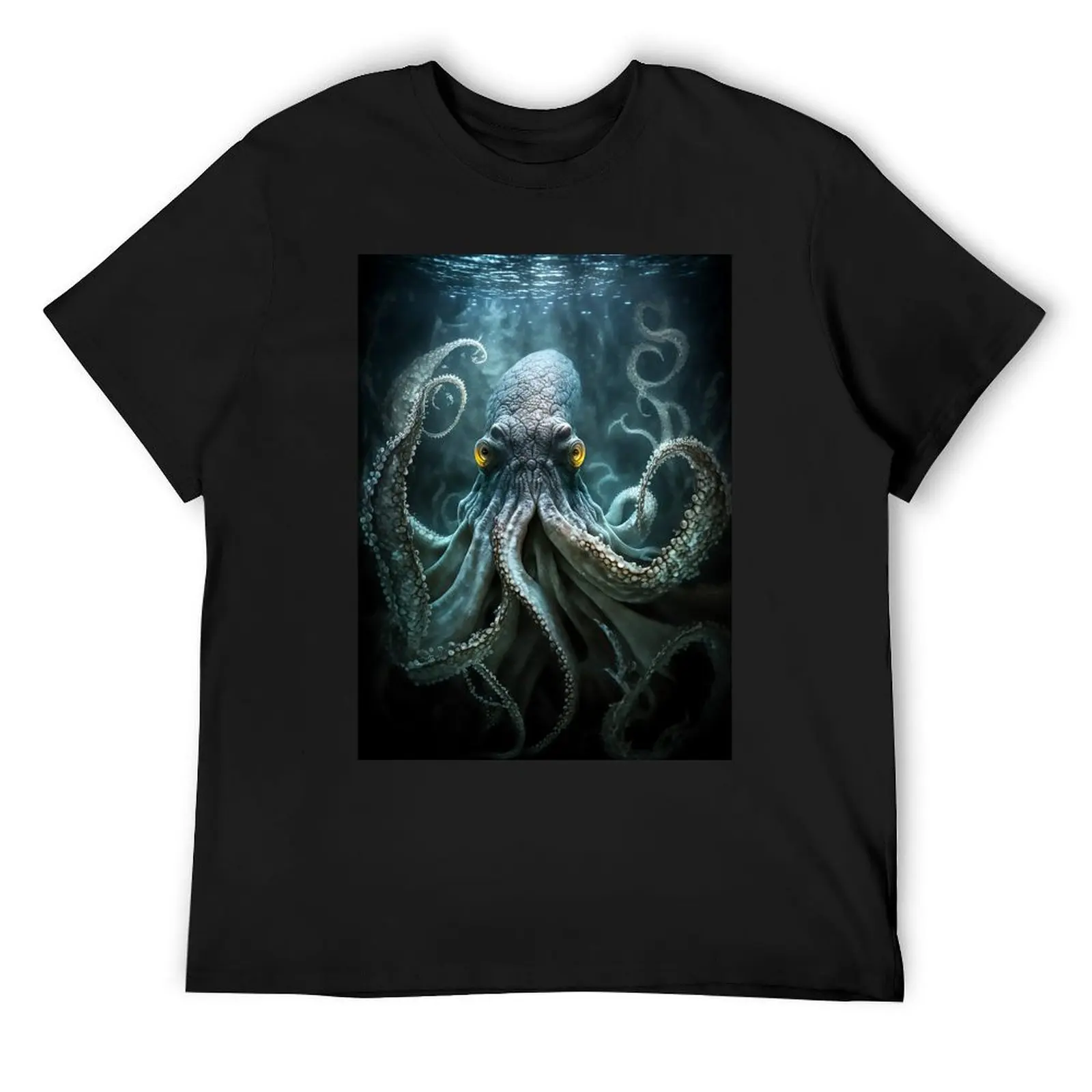 

King of Kraken T-Shirt Anime t-shirt vintage clothes korean fashion blue lock tshirts for men