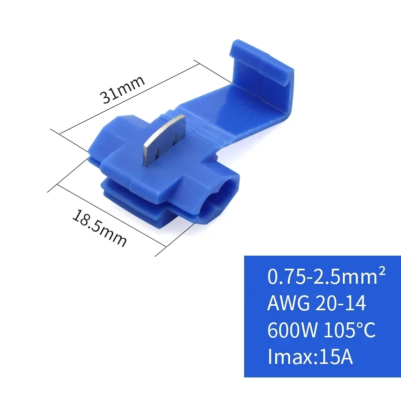 10/30/50PCS Wire Connector Does Not Damage The Cable Insulation Crimping Quick Connector Electrical Terminals