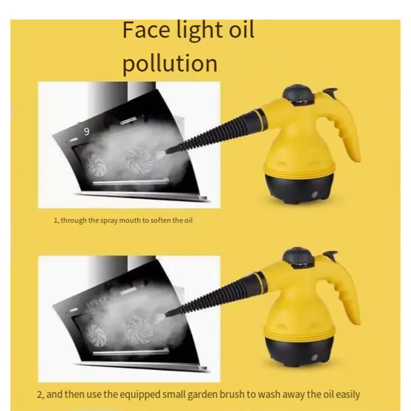 

Handheld steam machine Household steam cleaning machine High temperature high pressure air conditioning range hood cleaning tool