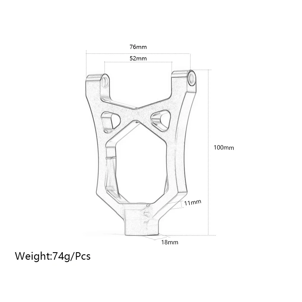 Alloy Left / Right Front Upper Suspension Arm #85400 FOR RC Crawler 1/5 HPI Baja 5T 2.0 5SC SS 5B Flux 5R 1970