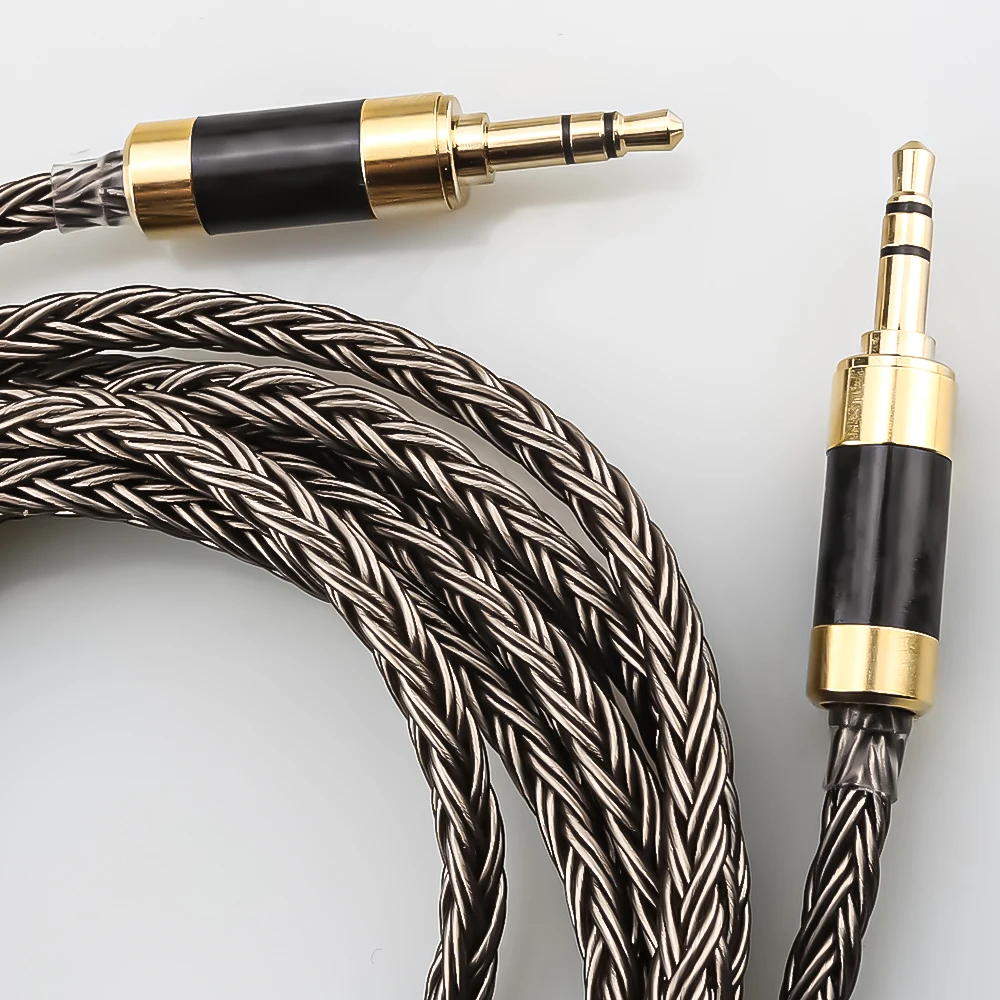 16 Core 7N OCC Mini trs jack 3.5 male to 3.5 mm stereo aux male audio input cable speaker line  for Headphone sound pc earpiece