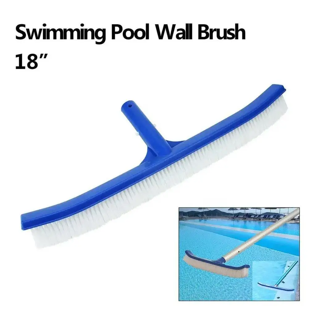 

18-inch Pool Cleaning Brush Strong Decontamination Labor-saving Cleaning Convenient Efficient Pool Brightening Supplies E8B0