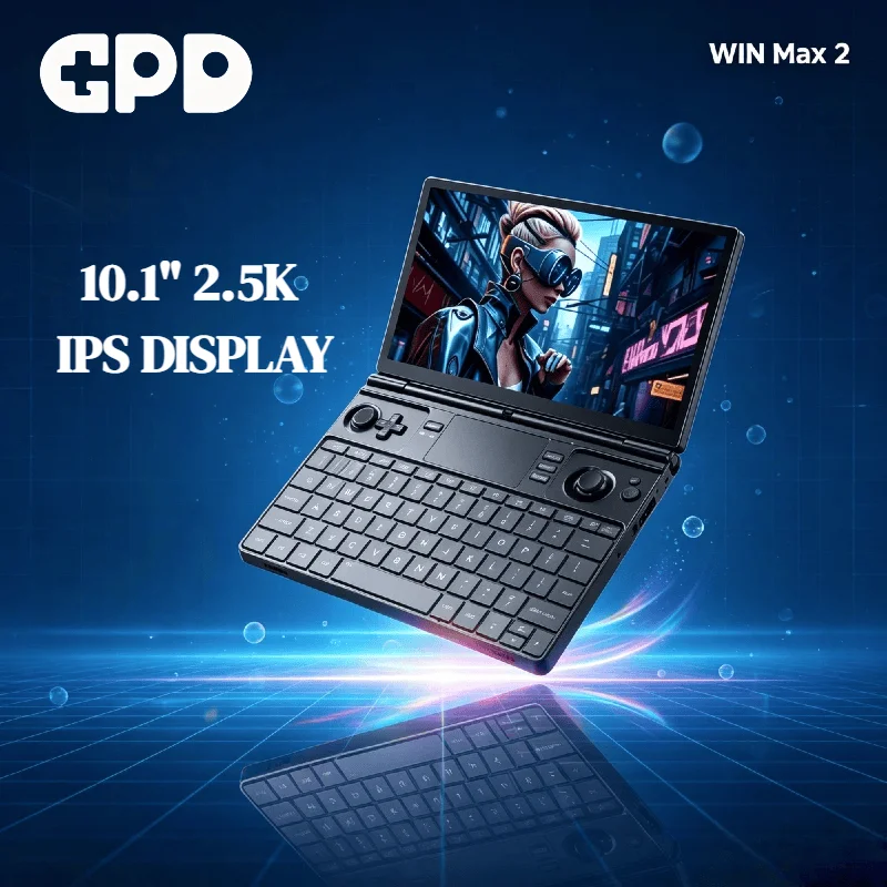 Ultra GPD 2026 WIN Max 2 AMD Ryzen AI 9 HX 370, 32GB RAM, 2TB SSD, Disco Duro, Laptop para Juegos, Mini PC, LPDDR5, Notebook Pro Max
