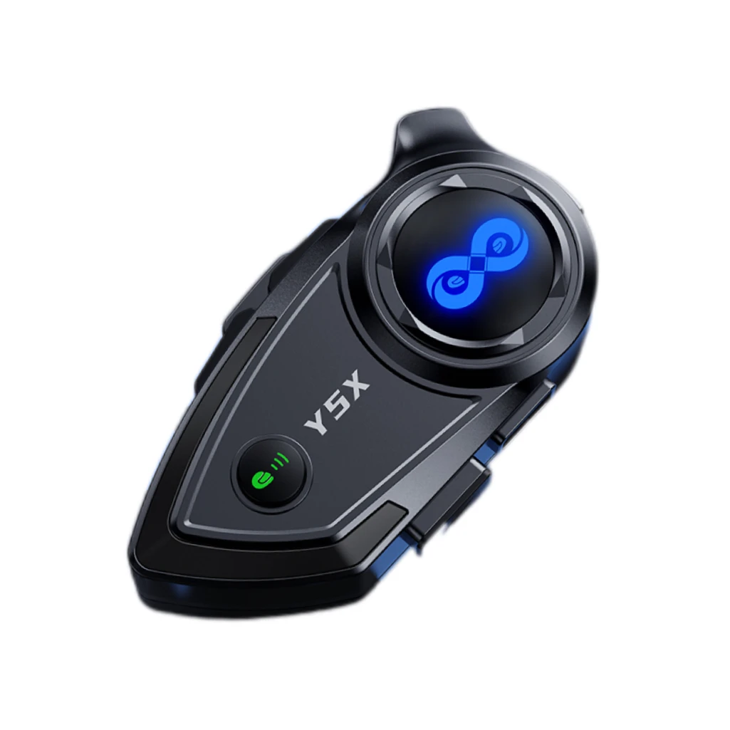 

Мотогарнитура Y5X для шлема, интерком для 4 человек, групповой интерком на 1000 м с функцией обмена музыкой