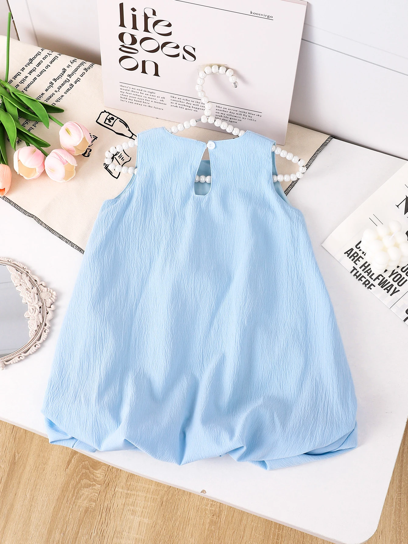 فستان صيفي رائع للفتيات بعمر 4-7 سنوات بدون أكمام، مناسب للترفيه اليومي والحفلات وما إلى ذلك