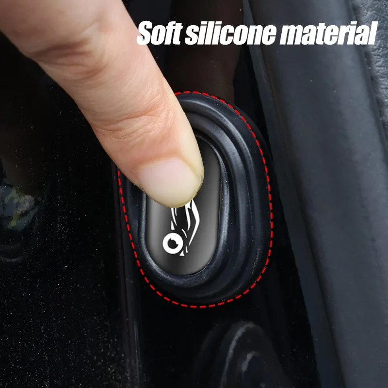 Universal Car Door Shock Absorbing Gasket Car Trunk Sound Insulation Pad Shockproof Thickening Mats Cushion Stickers Accessories