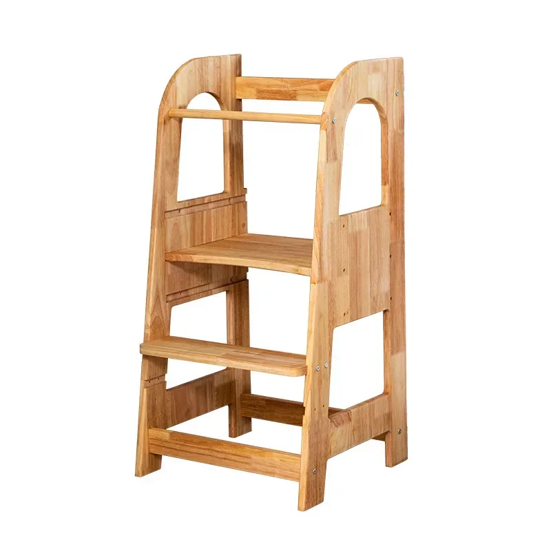 Baby Montessori Learning Tower Wooden Baby Hand Washing Ladder Children's Toiletries Stool Toddler Bathroom Step Stool