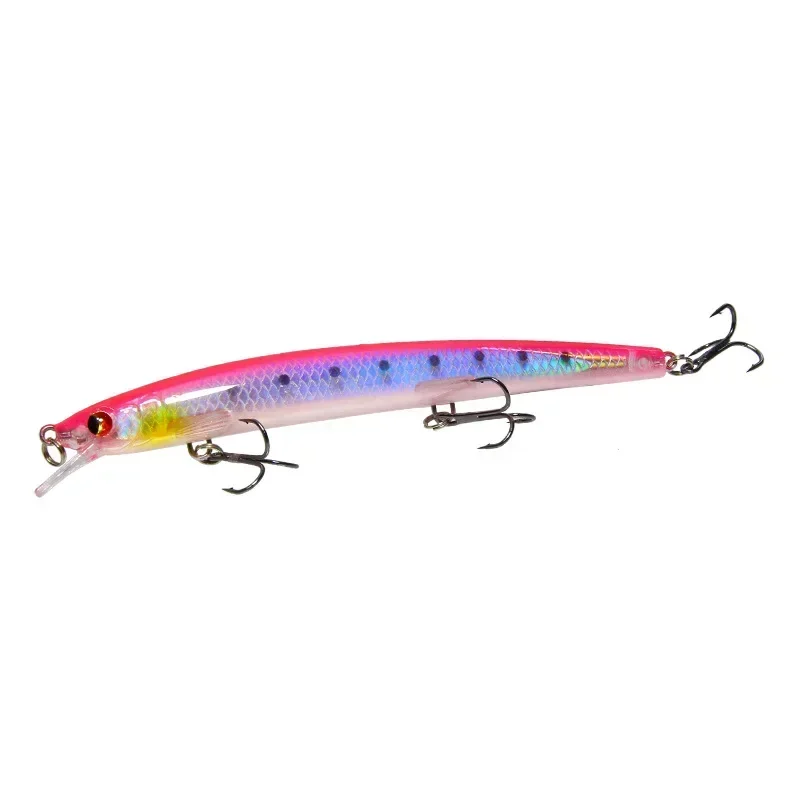 Langwurf-Minnow-Angelköder, 135mm/15,4g, Fliegender Fisch, Klassische Wobbler, Hartplastik-Crankbait – Detail 15