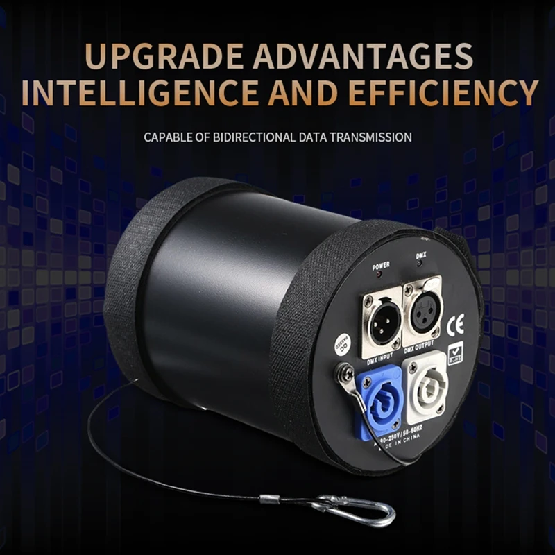 6 Channel Signal Output Splitter DMX512 3-Pin Standard Signal Amplifier DJ Disco Stage Lighting Control