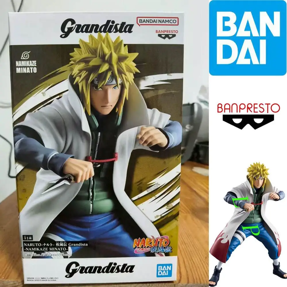 ناروتو سلسلة ناميكازي ميناتو 23 سنتيمتر العلامة التجارية الجديدة بقعة السلع بانداي بانبريستو أنيمي نموذج لجسم لعبة محاصر حقيقية