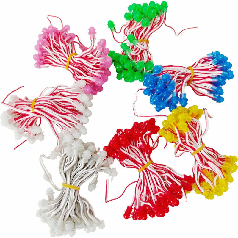 20 سلاسل 50 قطعة لكل سلسلة 9 مللي متر DC12V LED بكسل وحدات Led سلسلة أضواء الإعلان رسالة عرض مصباح الإضاءة لون واحد #3