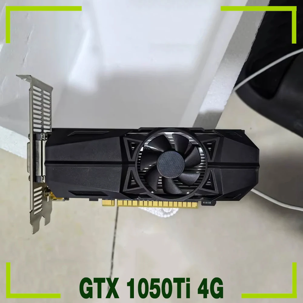 GTX 1050Ti 4G For Gigabyte gtx1050ti-4g Half height Knife Card Boxed Inventory ITX Short Card Independent Gaming Graphics Card